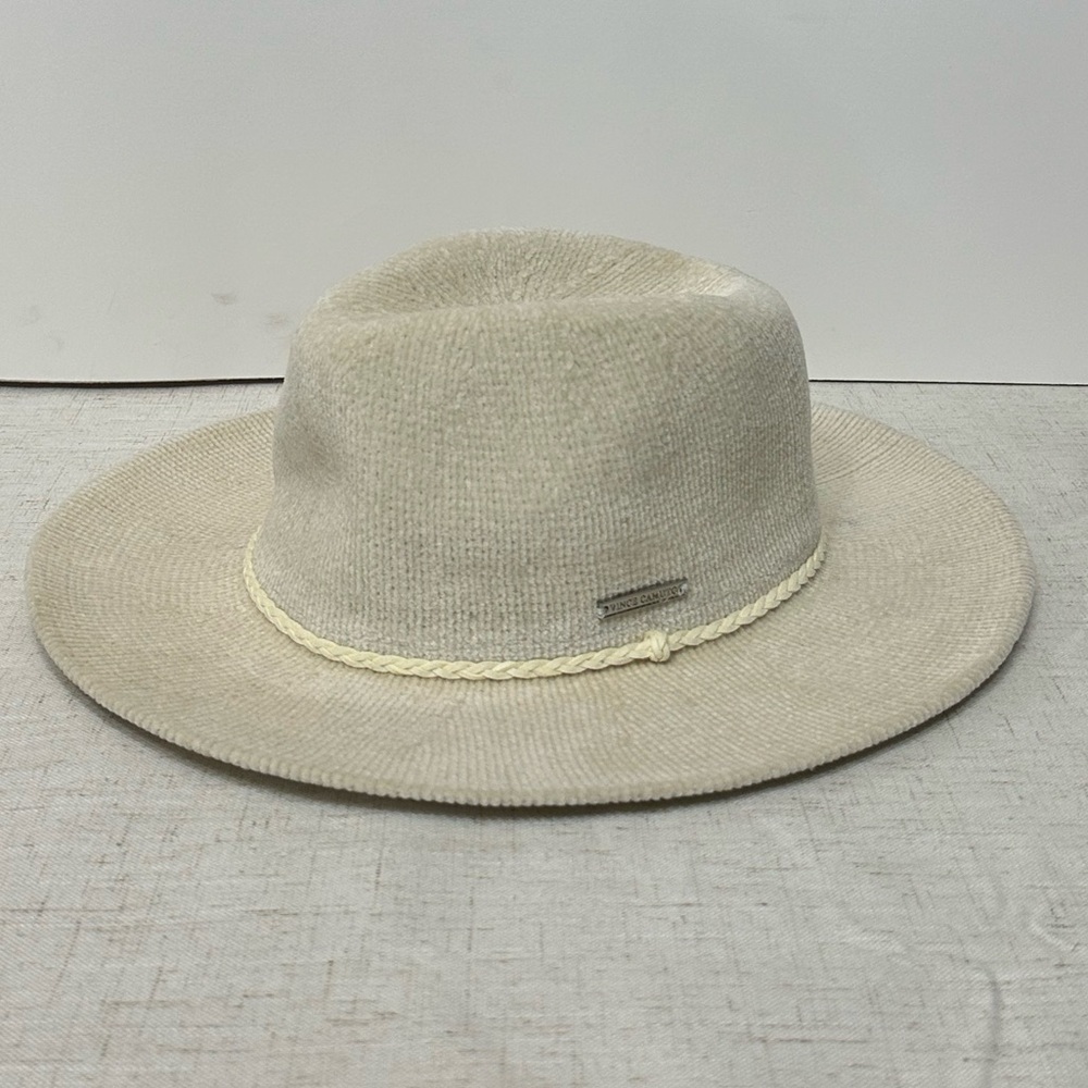 🤍 Vince Camuto Women’s White Chenille Panama Hat – One Size - Picture 2 of 9
